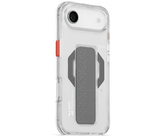 Skinarma Haxa dėklas skirtas Apple iPhone Air Magnetic Charging + Grip Stand skaidrus