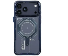 Dėklas Skinarma Magma do iPhone 17 Pro Magnetic Charging mėlyna