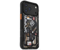 Skinarma Spectra dėklas skirtas Apple iPhone 17 Pro Max Magnetic Charging juodos spalvos