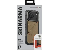 Dėklas Skinarma Vigor MagSafe do iPhone 17 Pro kamienny