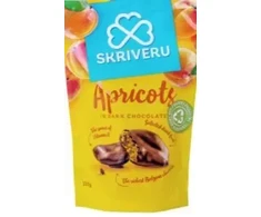 Skriveru Saldumi SKRĪVERU Aprikozes tumšajā šokolādē 110g