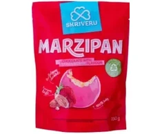 Skriveru Saldumi SKRĪVERU marcipāns šokolādē ar zemeņu garšu, 150 g