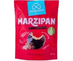 Skriveru Saldumi SKRĪVERU marcipāns tumšajā šokolādē, 150 g