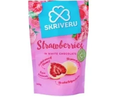 Skriveru Saldumi SKRĪVERU Zemenes piena šokolādē 100g