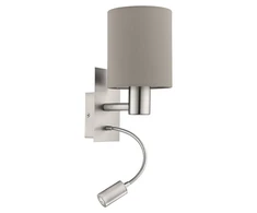 Sieninis šviestuvas EGLO PASTERI, 1 x E27, max 40 W + LED