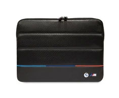 Dėklas kompiuteriui 16" BMW įmautė kompiuteriui Carbon Tricolor (BMCS16PUCARTCBK) juodos spalvos