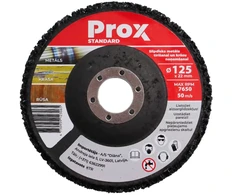 Šlifavimo diskas Prox Standard 125x22mm valymui ir dažų nuėmimui