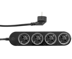 Smart 12A Shelly prailgintuvas 4 Gen4 Zigbee/Matter juodas