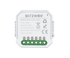 BlitzWolf 1 kanalo 10A Zigbee relė BWSS71