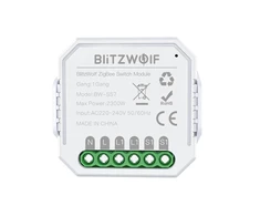 BlitzWolf 1 kanalo 10A Zigbee relė BWSS71