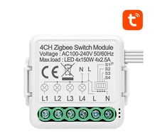 Išmaniojo jungiklio modulis ZigBee Avatto N-ZWSM01-4 TUYA