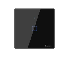 Sonoff T3EU1C-TX 1 kanalo sieninis jungiklis 230VAC juodas