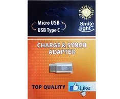 USB adapteris „Smile light“ SLA-MTC-MB USB-C/Micro USB adapteris