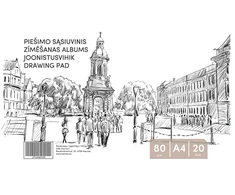 Smlt Zīmēšanas albums, A4, 80 gsm, 20 loksnes
