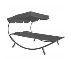 Sodo sofa Springos GF2002 su skydeliu ir pagalvėmis