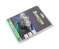 Sonizon Galvos prožektorius LED 10W 500lm Reguliuojamas Akumuliatorinis
