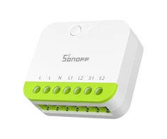 Sonoff Mini Duo 2 kanalų Zigbee 3.0 išmanioji relė