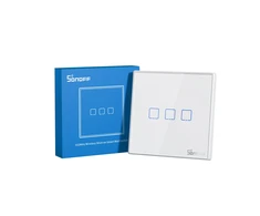 Sonoff belaidis 433MHz išmanusis sieninis jungiklis T2EU2C-RF 2 kanalų