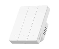 Sonoff SwitchMan ZBM5 Zigbee jungiklis 3 klavišų, baltas 80W