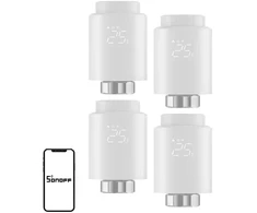 SONOFF ZigBee TRVZB Thermostatic Head, 4-Pack