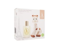 Sophie La Girafe Sophie La Girafe Eau de Soin rinkinys vaikams (parfumuota kūno dulksna Eau De Soin, 100 ml + pliušinis žaisliukas)