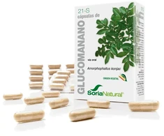 Soria 21-S Glucomanano 400 Mg 60 kapsulių