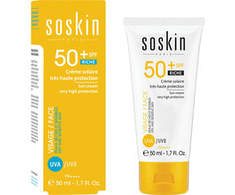 Soskin Paris Ochranný krém pro suchou a citlivou pleť SPF 50+ (Sun Care), 50 ml