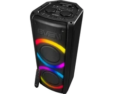 Speaker SVEN PS-710, juodas (100W, TWS, Bluetooth, FM, USB, Micro SD, LED-display, 4400mA*h)