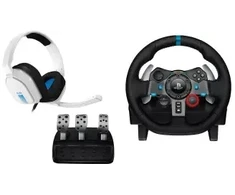 Žaidimų vairas Logitech G29 Racing Wheel + Ausinės Astro A10 rinkinys