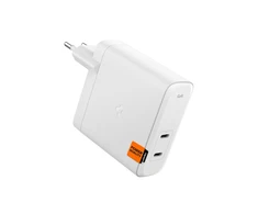 SPIGEN ArcStation Pro GaN-1402 maitinimo įkroviklis, 2x USB-C, 140W baltos spalvos