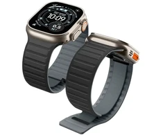 Spigen „Athlex Air M“ išmaniojo laikrodžio dėklas „Apple Watch“ 8/9/10/11/SE/Ultra (44/45/46/49 mm) | juoda/pilka