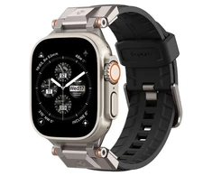 Dėklas Spigen Durapro Armor apyrankė skirta Apple Watch 4/5/6/7/8/9/SE/ Ultra (42/44/45/49 mm) – juodos spalvos