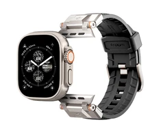 Dėklas Spigen Durapro Armor apyrankė skirta Apple Watch 4/5/6/7/8/9/SE/ Ultra (42/44/45/49 mm) – juodos spalvos