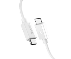 Spigen EB6010CC USB-C Cable 60W 100 cm - Baltas