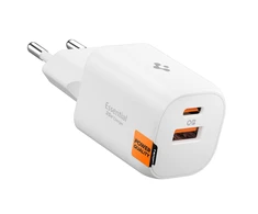 Įkroviklis Spigen Essential 35W Wall Charger EE352EU, baltas