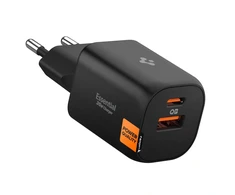 Įkroviklis Spigen Essential 35W Wall Charger EE352EU, juodas