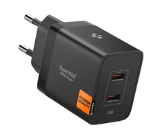 Įkroviklis Spigen Essential 47W Wall Charger EE472EU, juodas