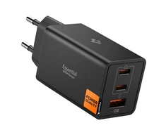 Įkroviklis Spigen Essential 67W Wall Charger EE673EU, juodas