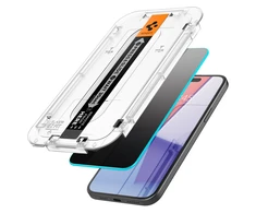 Spigen GLAS.TR EZ FIT Privacy – Apsauginis stiklas with privacy filter skirtas iPhone 15 Pro