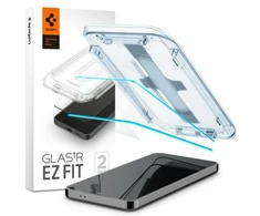 Apsauginis stiklas telefonui Samsung Galaxy S24 / S25 Spigen Glas.tr „EZ Fit” 2 vnt. skaidrus