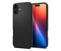 Spigen dėklas LIQUID AIR skirtas Apple iPhone 16 Plus matte juodos spalvos