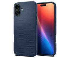 Dėklas Spigen Liquid Air iPhone 16 tamsiai mėlyna navy mėlynas ACS08195
