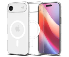 Spigen Liquid Crystal MagSafe dėklas skirtas Apple iPhone 17 Air – skaidrus and baltos spalvos
