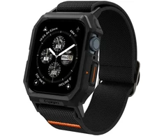 Spigen Lite Fit Pro case with strap for Apple Watch 4 | 5 | 6 | 7 | 8 | 9 | SE (44 | 45 mm) - matte juodas