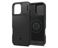 Spigen Optik Armor Mag MagSafe Apple iPhone 16 Pro Max – dėklas telefonui juodos spalvos