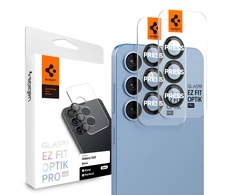 Spigen Optik Pro GLAS.TR EZ FIT 2-pack Camera Cover for Samsung Galaxy S25+ – juodos spalvos