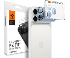 Spigen Optik Pro XL GLAS.TR EZ FIT Tempered Glass Camera Screen Protector for iPhone 18 Pro Max - Light Mėlyna