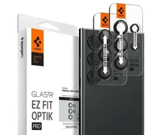 Spigen Optik.Tr Kamera Sam S24 Ultra S928 "EZ FIT" Objektyvas 2 vnt. 2 vnt. juoda juodas AGL07425