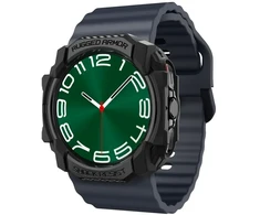 Dėklas Samsung Galaxy Watch 7 (44 mm) Spigen Rugged Armor Matte juodos spalvos