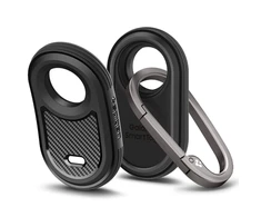 Spigen Rugged Armor – dėklas skirtas Samsung Galaxy SmartTag 2 Juodas